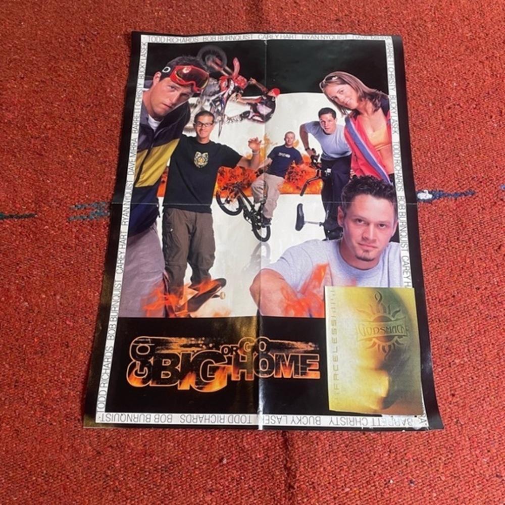 Go BIG or Go HOME Bucky Lasek Todd Richards Bob Burnquist BMX Godsmack‎